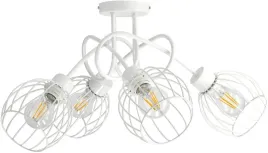 lampa-sufitowa-zyrandol-wiszaca-loft-drut-kula-x4