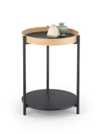 stolik-okragly-kawowy-loft-czarny-dab-naturalny-rolo