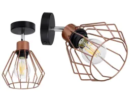 lampa-kinkiet-scienny-regulowany-loft-drut-brylant
