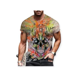 koszulka-t-shirt-podkoszulek-czaszka-print-3d-l