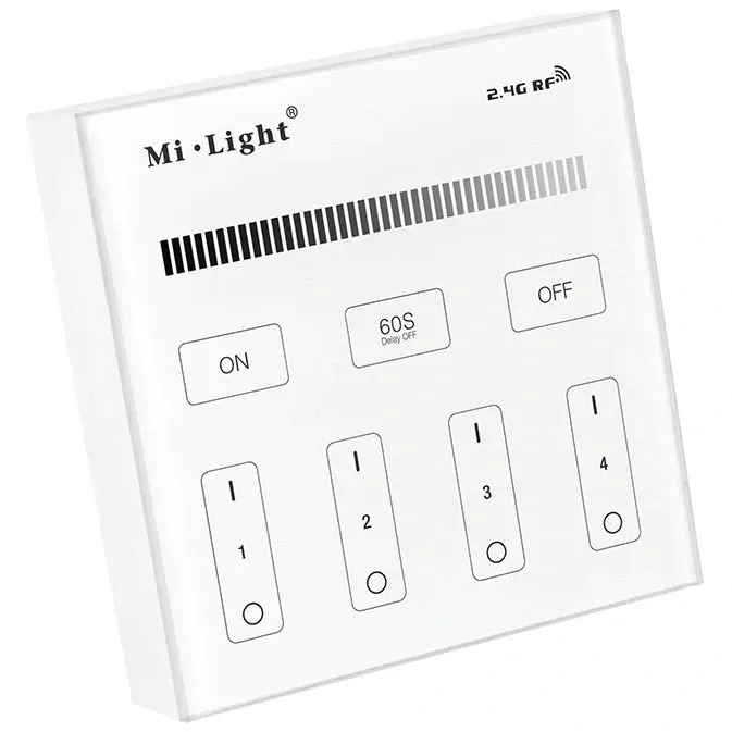 pilot-panel-milight-b1-mono-4-strefy-na-2x-aaa-stan-nowy