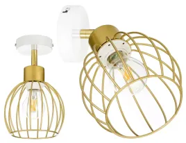 lampa-kinkiet-scienny-regulowany-loft-drut-zloty-1