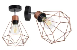 lampa-kinkiet-scienny-regulowany-loft-drut-diament