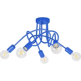lampa-wiszaca-sufitowa-zyrandol-dzieci-loft-5-blue
