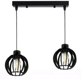lampa-zwis-sufitowa-wiszaca-zyrandol-czarny-loft-klosz-drewno-czarne-2x-e27