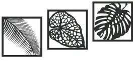 obraz-azurowy-dekoracja-scienna-3d-liscie-monstera-tryptyk-panel-180x60cm