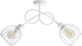 lampa-sufitowa-zyrandol-wiszaca-loft-drut-kula-x2