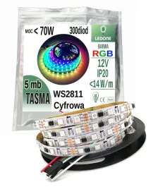 tasma-led-rgb-ip20-smd-300d-12v-70w-magic-ws2811-adresowalna-cyfrowa-5m