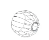 lampa-kinkiet-scienny-ruch-loft-drut-na-e27-chrom-srednica-szerokosc-klosza-16-5-cm