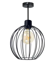 lampa-wiszaca-stala-zyrandol-sufit-loft-drut-kula
