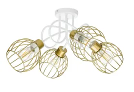 lampa-sufitowa-zyrandol-wiszaca-loft-krecona-drut-kula-na-4x-e27-zlota