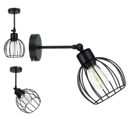 lampa-kinkiet-scienny-regulowany-loft-kula-drut-1
