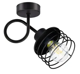 lampa-kinkiet-zyrandol-staly-loft-drut-sprezyna