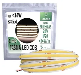 tasma-led-cob-24v-528-diod-14w-na-1m-neutralna-pro