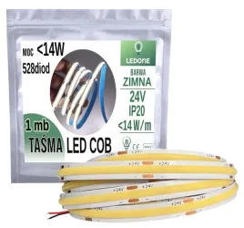 tasma-led-cob-24v-528-diod-14w-na-1m-linia-zimna