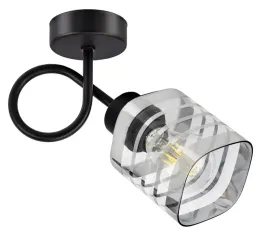 lampa-kinkiet-zyrandol-staly-loft-klosz-szklany