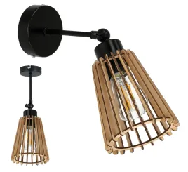 lampa-kinkiet-e27-scienny-ruch-loft-drewno-eko