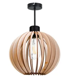 lampa-wiszaca-stala-zyrandol-sufitowa-kula-drewno