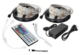tasma-led-zestaw-150rgb-10m-5050-pilot-44-zasilacz