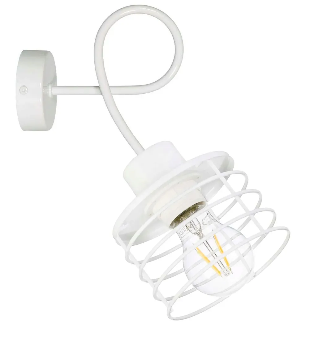 lampa-kinkiet-e27-scienny-staly-loft-drut-sprezyna-stan-nowy