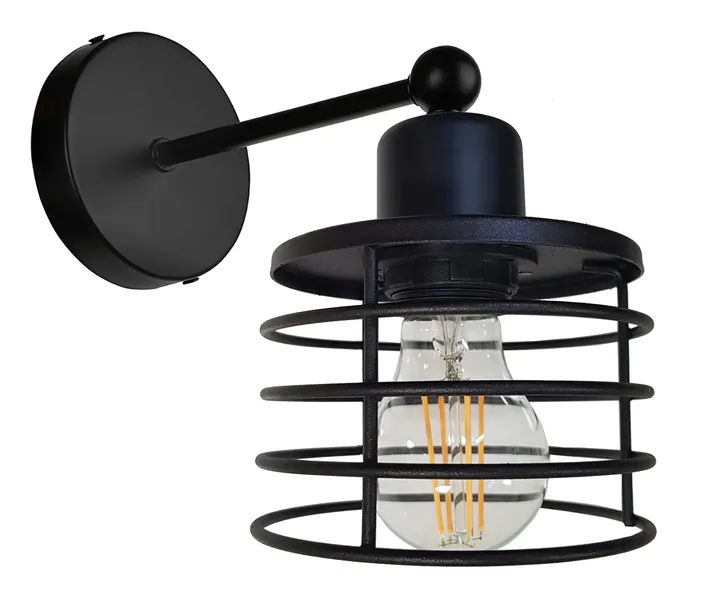 lampa-kinkiet-e27-scienny-staly-loft-drut-sprezyna