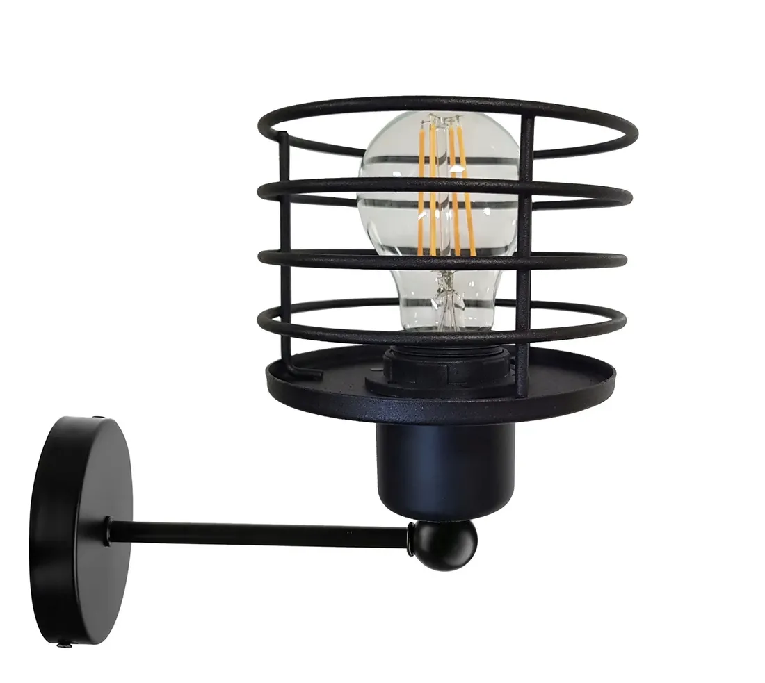 lampa-kinkiet-e27-scienny-staly-loft-drut-sprezyna