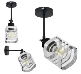 lampa-kinkiet-zyrandol-ruchomy-loft-klosz-szklany