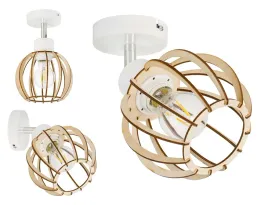 lampa-kinkiet-e27-zyrandol-regulowany-loft-drewno
