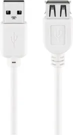 goobay-96197-kabel-usb-usb-2-0-06-m-usb-a-bialy