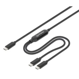 manhattan-355810-kabel-usb-2-m-usb-c-2-x-usb-c-czarny