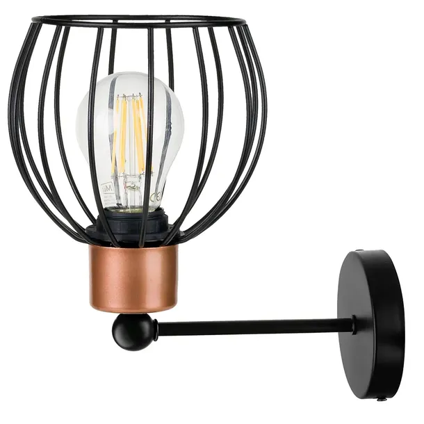 lampa-kinkiet-e27-scienny-staly-loft-drut-kula-liczba-punktow-swiatla-1