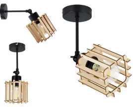 lampa-zyrandol-regulowany-loft-sufit-kostka-drewno