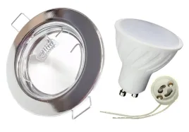 zestaw-oprawa-halogenowa-stala-chrom-led-gu10-2w