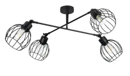 lampa-sufitowa-zyrandol-regulowany-loft-drut-4-e27