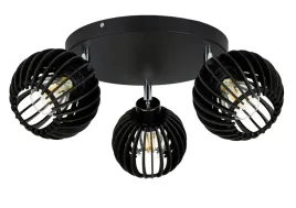 lampa-czarna-plafon-zyrandol-sufitowa-ruchoma-loft-drewno-kulka-3-czarna