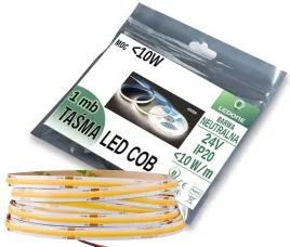 tasma-led-cob-24v-10w-480-diod-na-metr-neon-neutralny-1m-cieta-z-rolki-50m