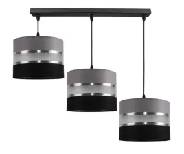 lampa-sufitowa-zyrandol-abazur-gala-szaro-czarna