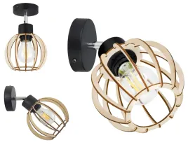 lampa-kinkiet-e27-scienny-ruchomy-loft-kula-drewno