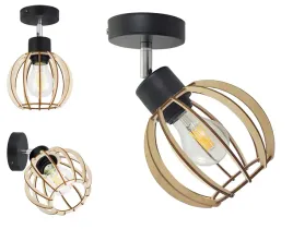 lampa-kinkiet-e27-scienny-ruchomy-loft-kula-drewno