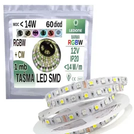 tasma-led-premium-rgbw-zimna-5050-ip20-300diod-1m