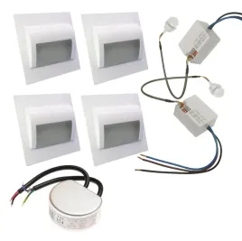 zestaw-4x-oprawa-schodowa-led-2-czujki-zasilacz