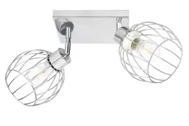 lampa-plafon-zyrandol-ruch-loft-drut-2-kulka-chrom
