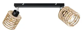 lampa-plafon-zyrandol-ruch-sufit-sprezyna-drewno