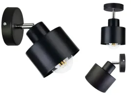 lampa-kinkiet-scienny-regulowany-loft-kubek-czarny