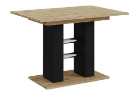 stol-maly-rozkladany-100-140x60x75-cm-laminat-dab-artisan-czarny-mat