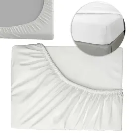 przescieradlo-z-gumka-biale-140x200-cm-gladki-material-oddychajaca-tkanina