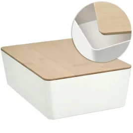 pudelko-z-pokrywka-18x26x8-cm-biale-bambusowa-pokrywka