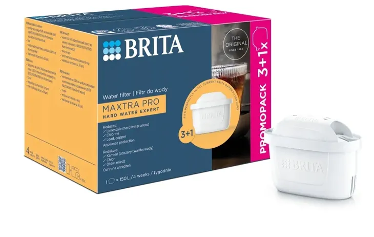 Wkład filtrujący Brita Maxtra PRO HARD WATER EXPERT 4 szt.
