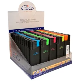 elico-zapalniczka-piezo-z-oklejka-uld2116-black-opak-50szt