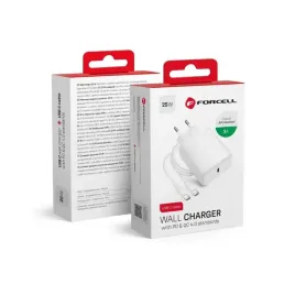 ladowarka-sieciowa-forcell-ze-zlaczem-usb-typ-c-i-kablem-typ-c-3a-25w-pd